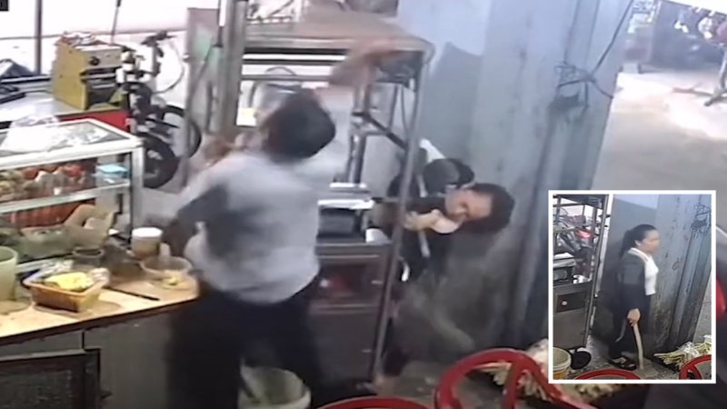 أشبه بأفلام الأكشن.. عصارة تشفط عاملة في فيتنام