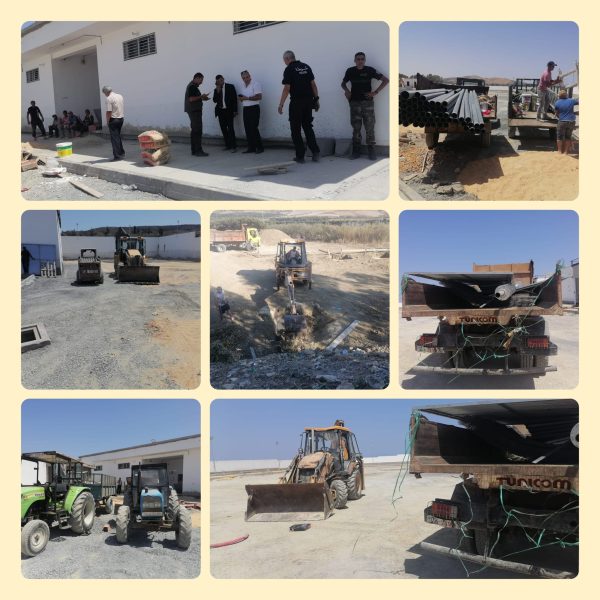 بنزرت.. حجز وسائل ميكانيكية ومواد بناء في بناية عشوائية