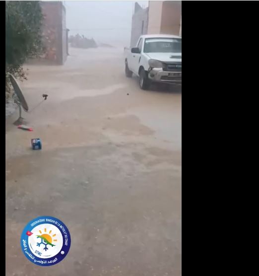 فيديو/ أمطار غزيرة و”تبروري” بفريانة