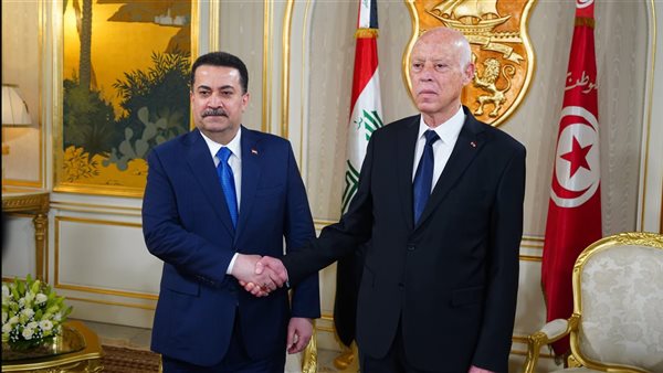 سعيد يستقبل رئيس الوزراء العراقي (صور)