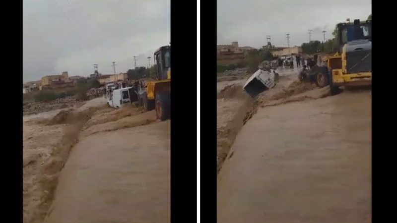 سيارة جرفتها المياه