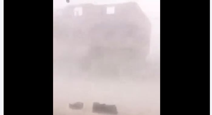 فيديو/ عاصفة رعدية و”تبروري” قوي جدا بمغيلة