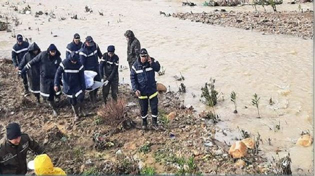 سليانة/ انتشال جثة شابة جرفتها السيول