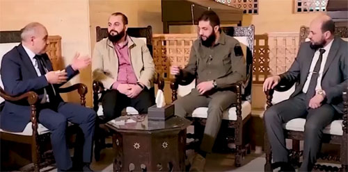 الجولاني يبحث مع الجلالي انتقال السلطة في سوريا