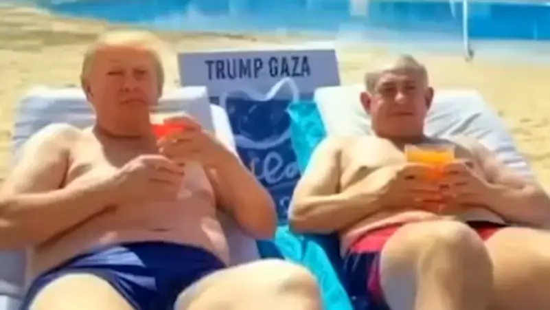 “ريفيرا غزة”.. ضجة حول فيديو لترامب ونتنياهو