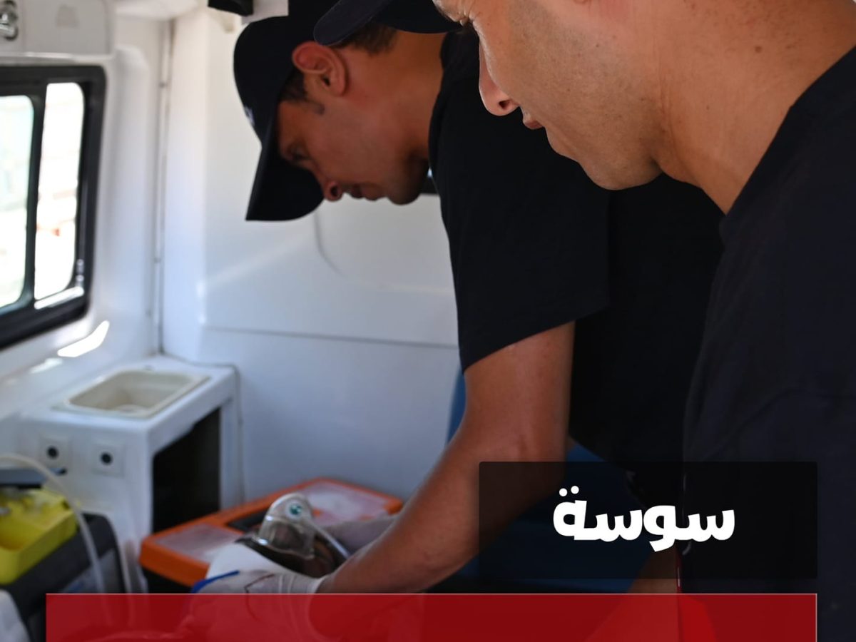 سوسة/ 14 جريحا في حادث مرور