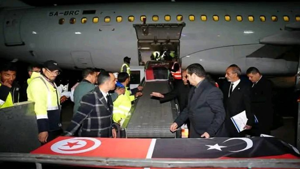 ليبيا/ نقل جثامين المهندسين التونسيين على متن طائرة خاصة