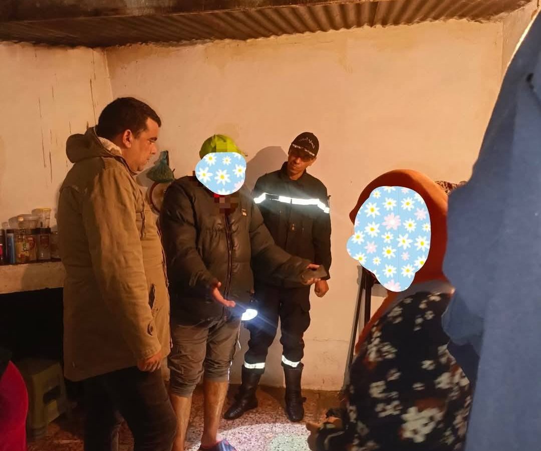 غار الدماء/ مياه الأمطار تغمر عددا من المنازل