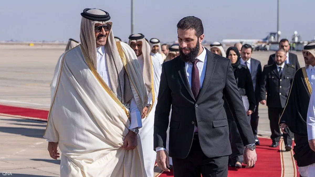 أحمد الشرع يزور قطر لأول مرة