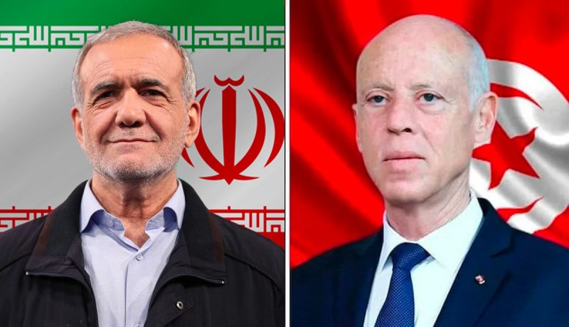 الرئيس يتبادل التهاني بالعيد مع نظيره الإيراني