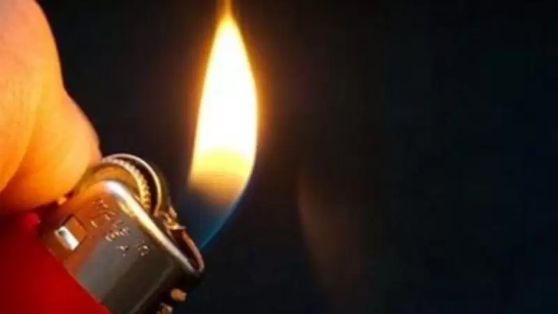 حاول الانتحار حرقا