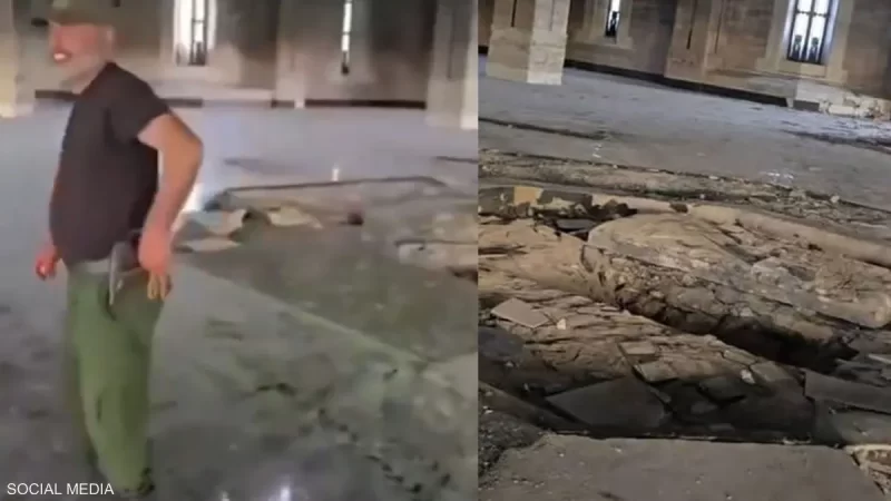 مسلحون ينبشون قبر حافظ الأسد