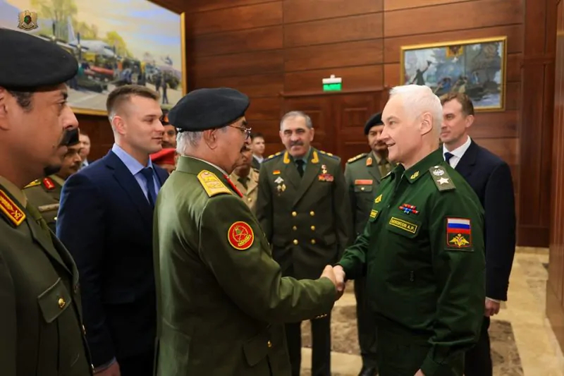 خليفة حفتر يلتقي بوتين في موسكو