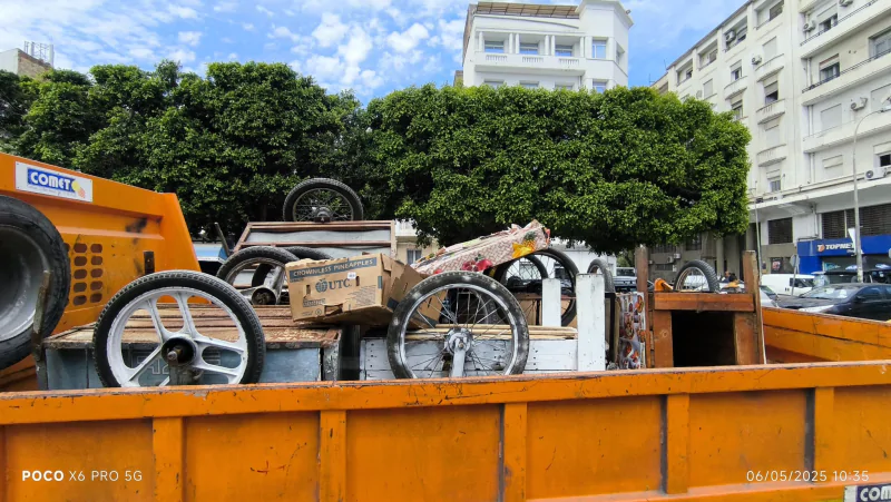 البلدية تحجز عربات الباعة المنتصبين