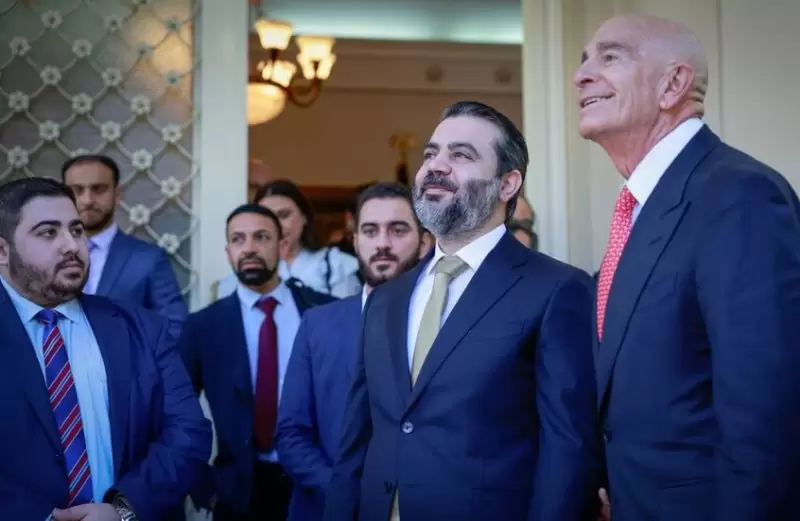 رفع العلم الأمريكي بدمشق