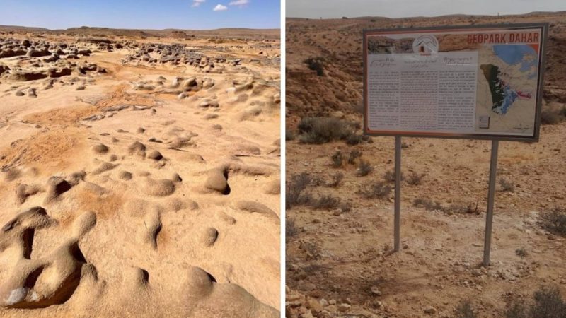 نحو تصنيف حديقة الظاهر في قائمة عالمية للحدائق الجيولوجية