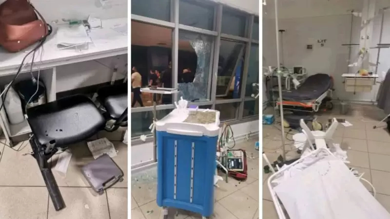 ايقافات بعد تهشيم معدات المستشفى