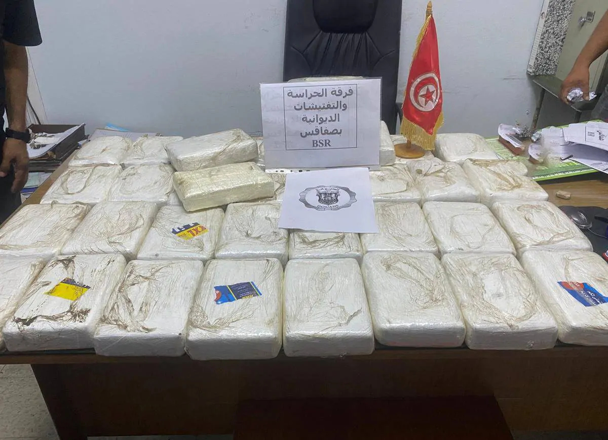 صفاقس/ احباط محاولة تهريب كوكايين قيمته 12 مليون دينار
