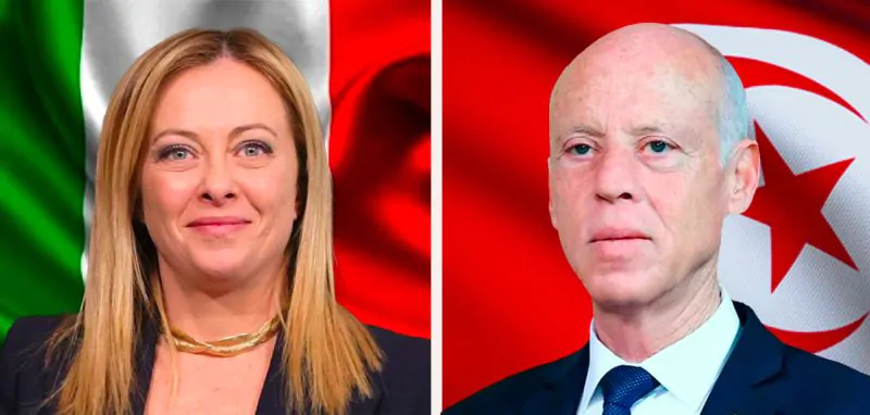 اليوم.. ميلوني تؤدي زيارة عمل إلى تونس