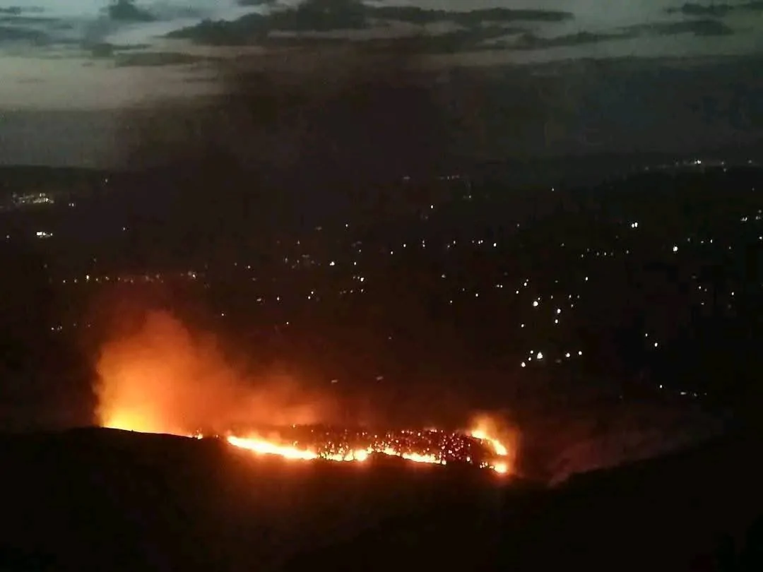 باجة/ السيطرة نسبيّاً على حريق جبل سيار