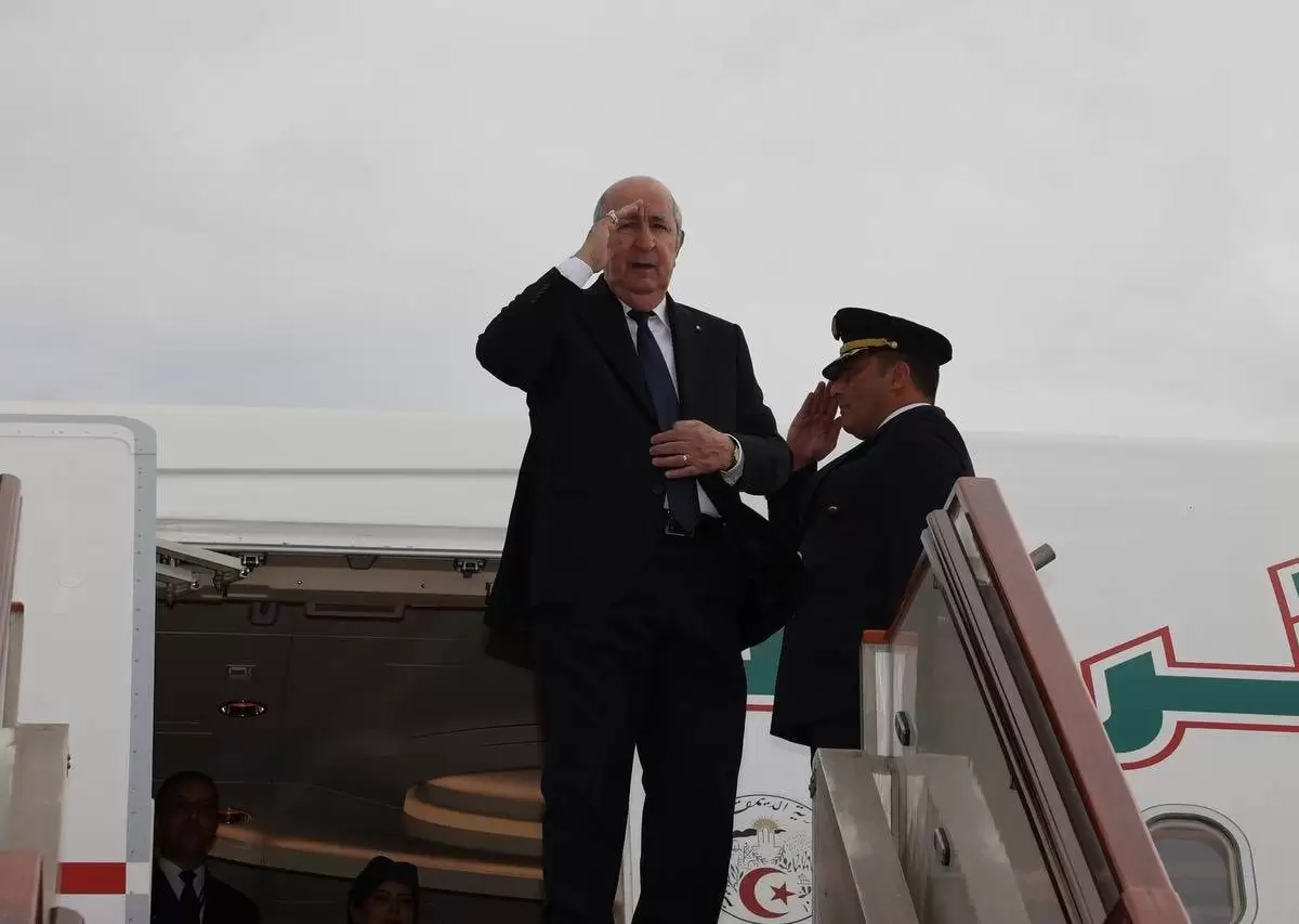 الرئيس الجزائري في إيطاليا