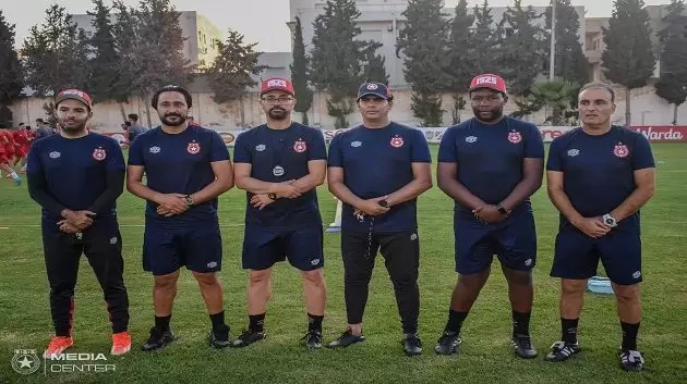 أول حصة تدريبية للنجم بقيادة لسعد الدريدي (صور)