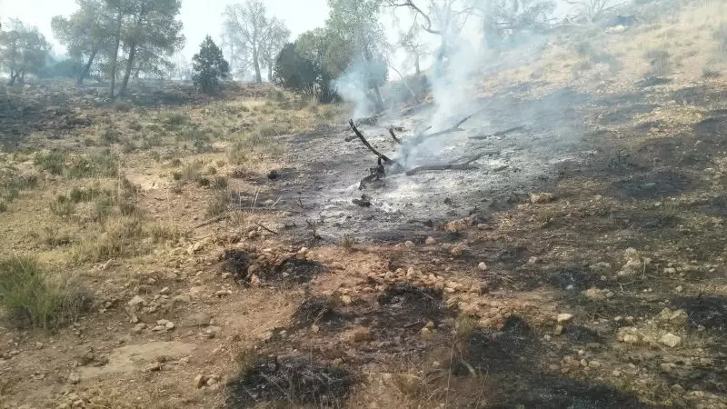 حريق جبل عبد العظيم قد يكون بفعل فاعل