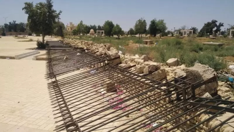 سقوط السور الحديدي لفسقية الاغالبة