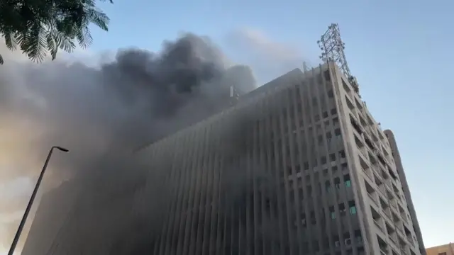 مصر/ الكشف عن ملابسات حريق سنترال رمسيس