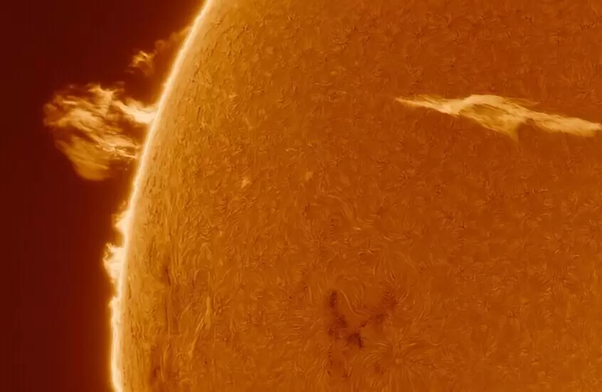 علماء الفلك يرصدون “وحشا عملاقا” فوق الشمس!