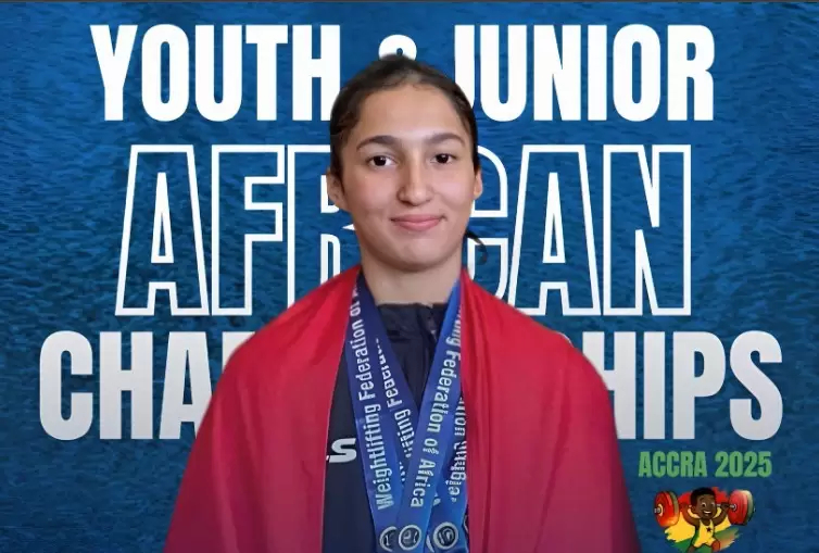 بطولة إفريقيا لرفع الأثقال.. 6 ميداليات لياسمين الرضواني منها 3 ذهبية