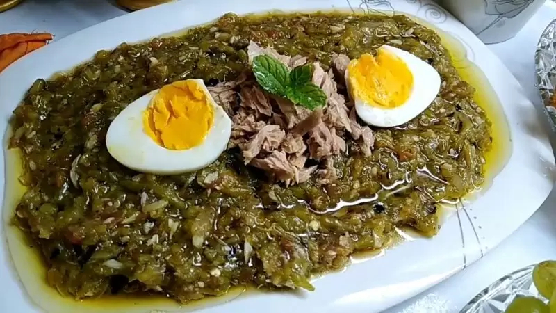 السلاطة المشوية