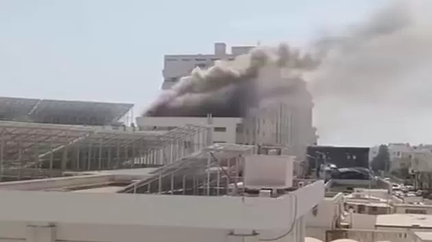 اندلاع حريق بالمستشفى الجامعي الحبيب بورقيبة بصفاقس‎ (فيديو)