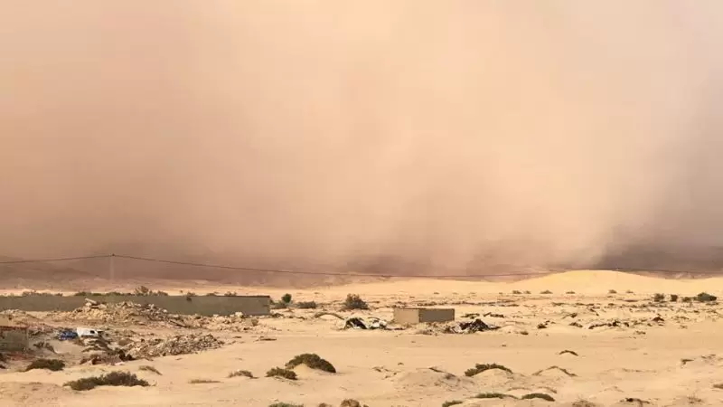 عاصفة رملية