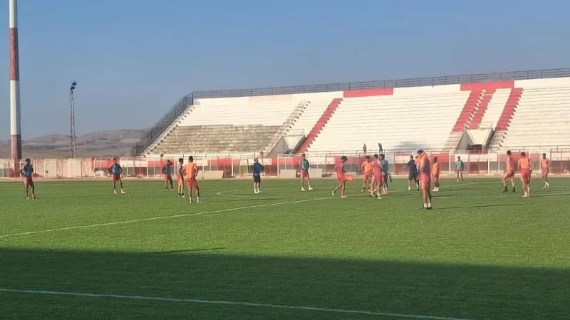  أول حصة تدريبية للأولمبي الباجي بملعب الكميتي