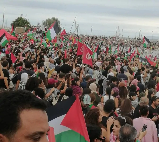 عدد المشاركين في أسطول الصمود