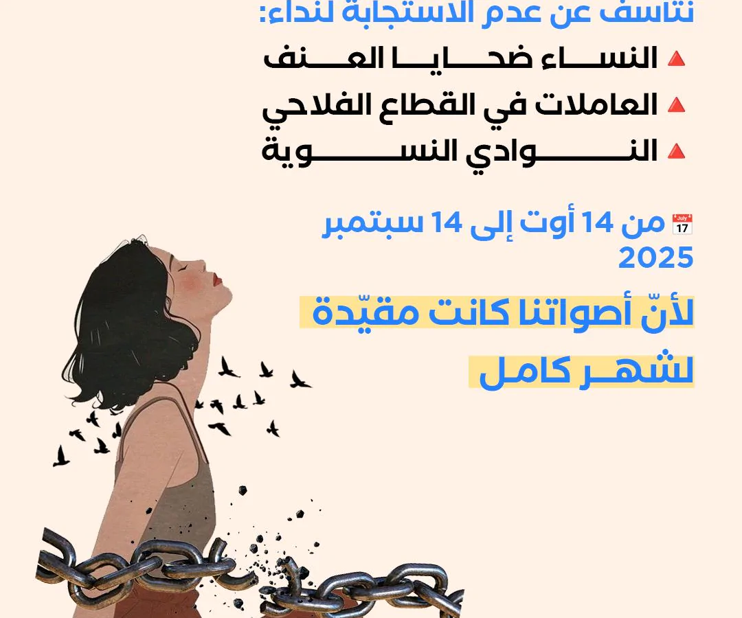 إيقاف نشاط جمعية ”أصوات نساء” في تونس