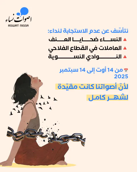 إيقاف نشاط جمعية ''أصوات نساء'' في تونس