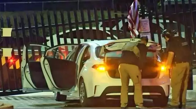 الولايات المتحدة/ اقتحام بوابة مقر مكتب التحقيقات الفيدرالي