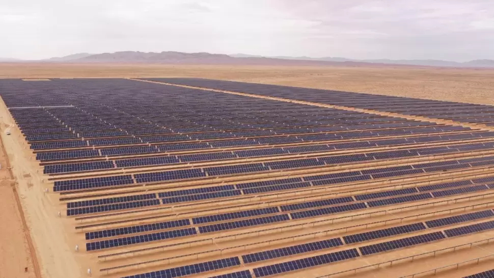 نسبة تقدم أشغال المحطة الشمسية الفولطاضوئية بالمزونة