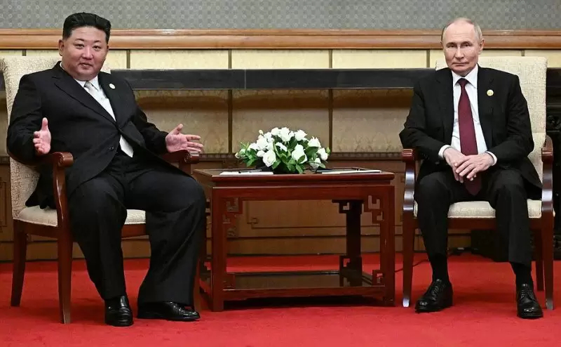 بدء المحادثات بين بوتين وكيم جونغ أون في الصين