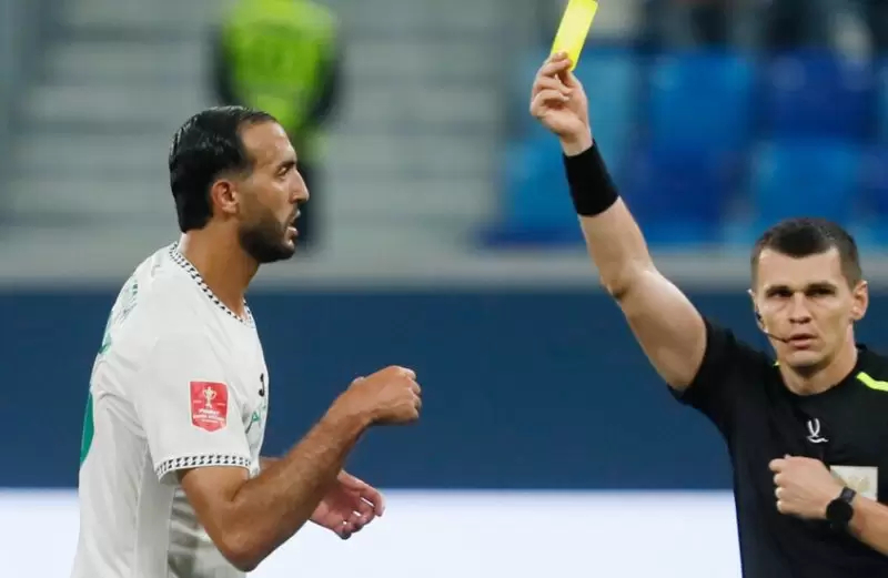 لاعب تونسي بالدوري الروسي يقع في موقف محرج