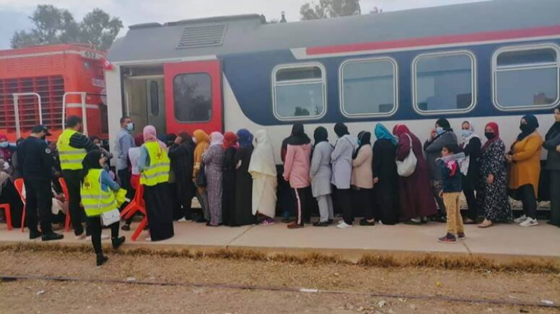 إصابات خلال تظاهرة “القطار الوردي” بتوزر.. ديوان الأسرة يوضّح