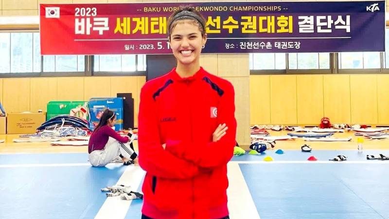 تايكواندو.. التونسية وفاء المصغوني بطلة العالم لوزن أقلّ من 62 كغ تايكواندو.. التونسية وفاء المصغوني بطلة العالم لوزن أقلّ من 62 كغ