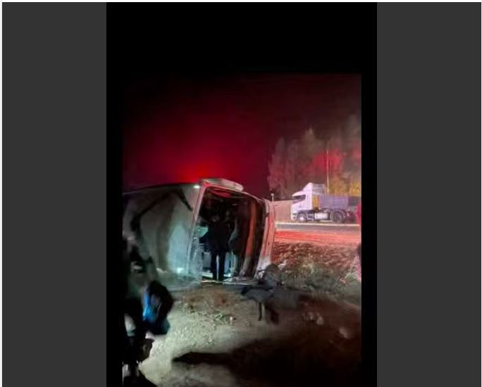 بنزرت.. حوالي 50 مصابا في انقلاب حافلة عمال