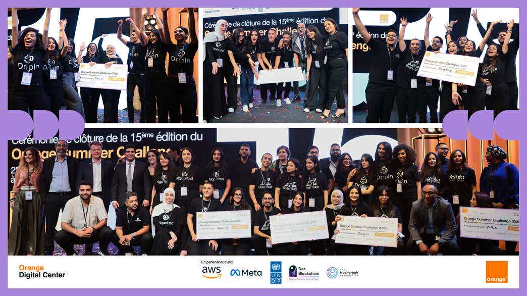 الفائزون في الدورة 15 من مسابقة Orange Summer Challenge السنوية