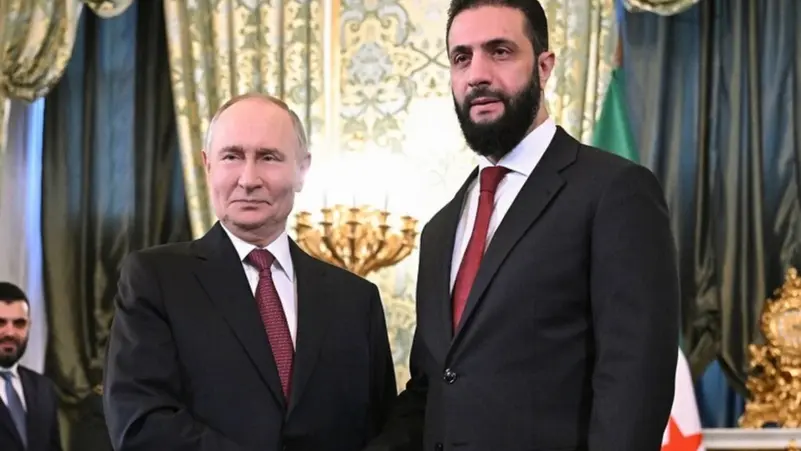 بوتين للشرع: مستعدون لإنجاز مشاريع مشتركة