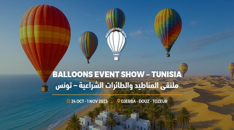 جربة تحتضن ملتقى المناطيد والطائرات الشراعية