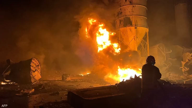 جرحى في غارات اسرائيلية عنيفة على لبنان