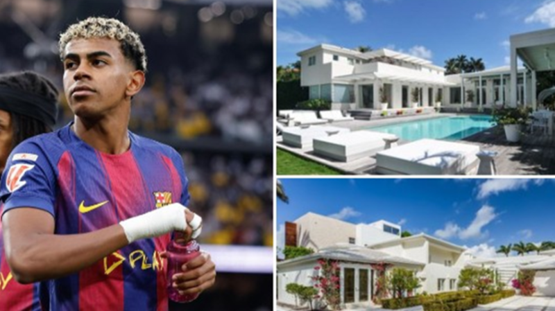 نجم برشلونة يشتري قصر بيكيه وشاكيرا من أجل صديقته